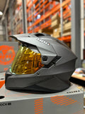 Casco Cross Premium Negro Mate Edición Limitada con Lentes Integrados